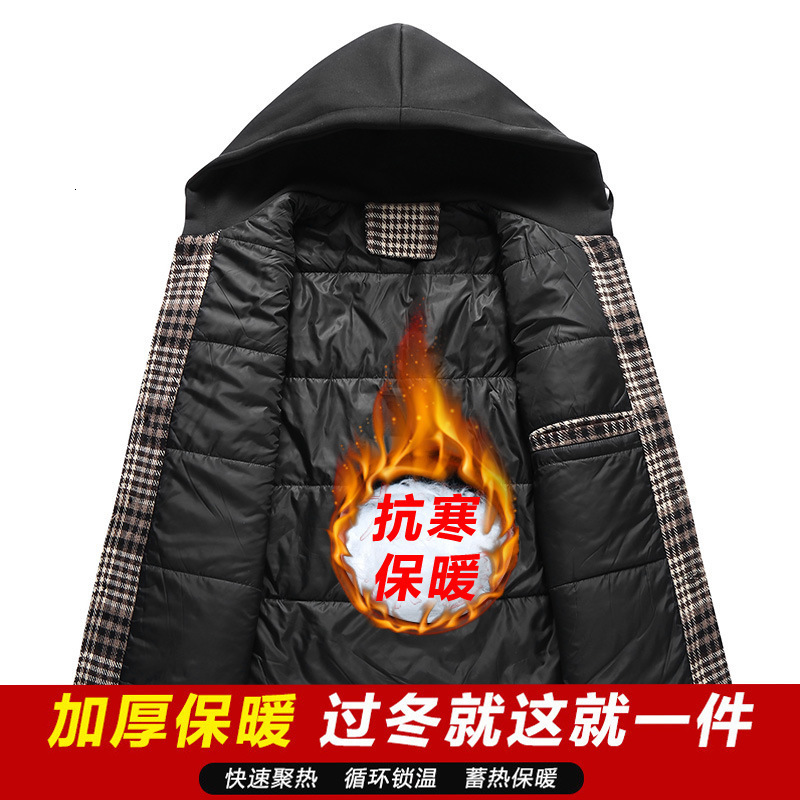 Mens Down Parkas Arrival Fashion Suepr Large Padded Cotton Fashionable Casual Warm Coat Plus Size 4XL 5XL 6XL 7XL 8XL 9XL 10XL 11XL 221129