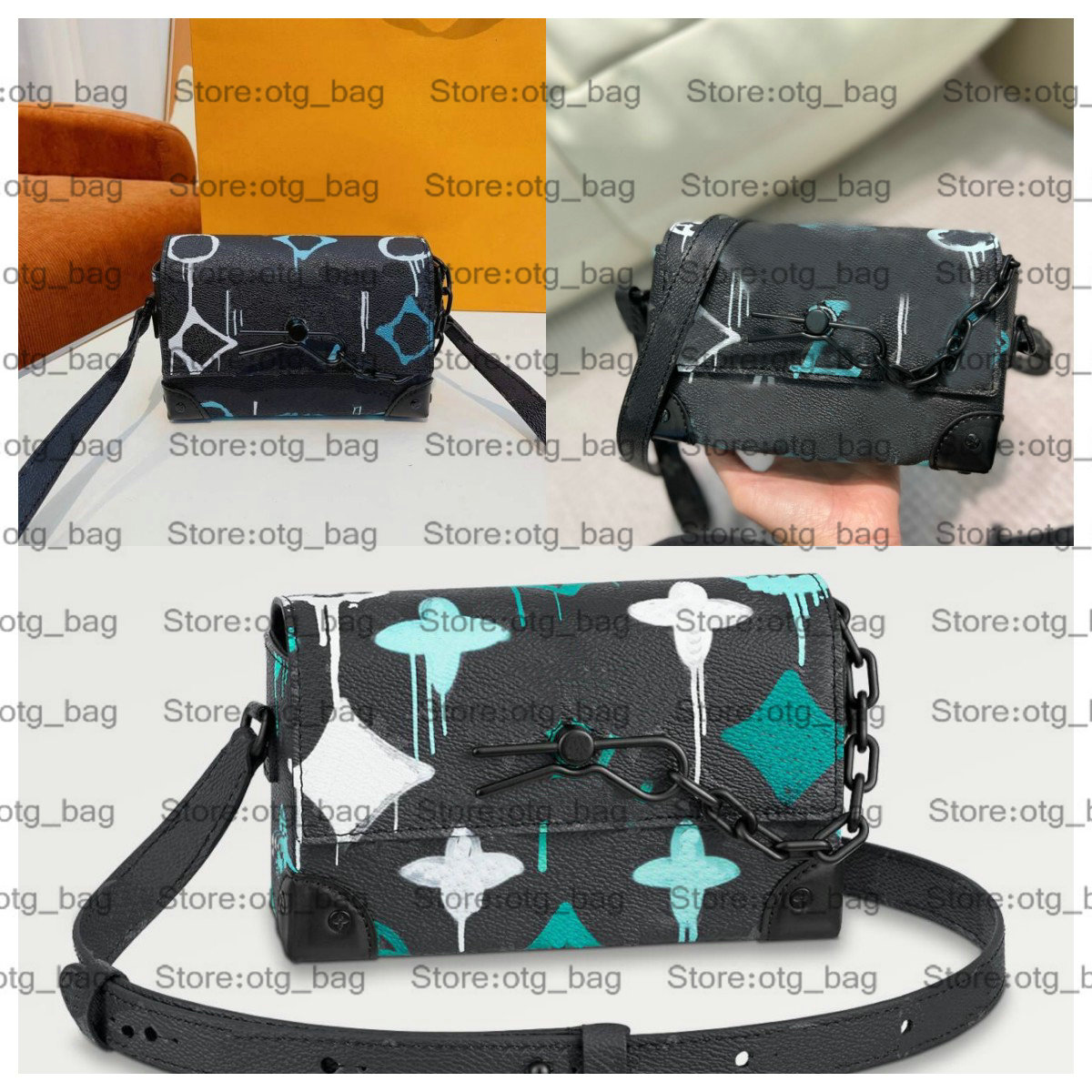 Designer Steamer Wearable Bag 23SS Cruise Mens S Lock Shoulder Bag Leather Women Luxury Closure Cross body Embossed Trunk Box Chain-pin Handbag M81852 M81746, Customize
Designer Steamer Wearable Bag 23SS Cruise Mens S Lock Shoulder Bag Leather Women Luxury Closure Cross body Embossed Trunk Box Chain-pin Handbag M81852 M81746, Customize