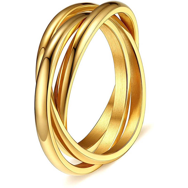 Interlocked Rolling Rings for Women Men Rainbow Color Stainless Steel Stacking Finger Ring Jewelry
Interlocked Rolling Rings for Women Men Rainbow Color Stainless Steel Stacking Finger Ring Jewelry