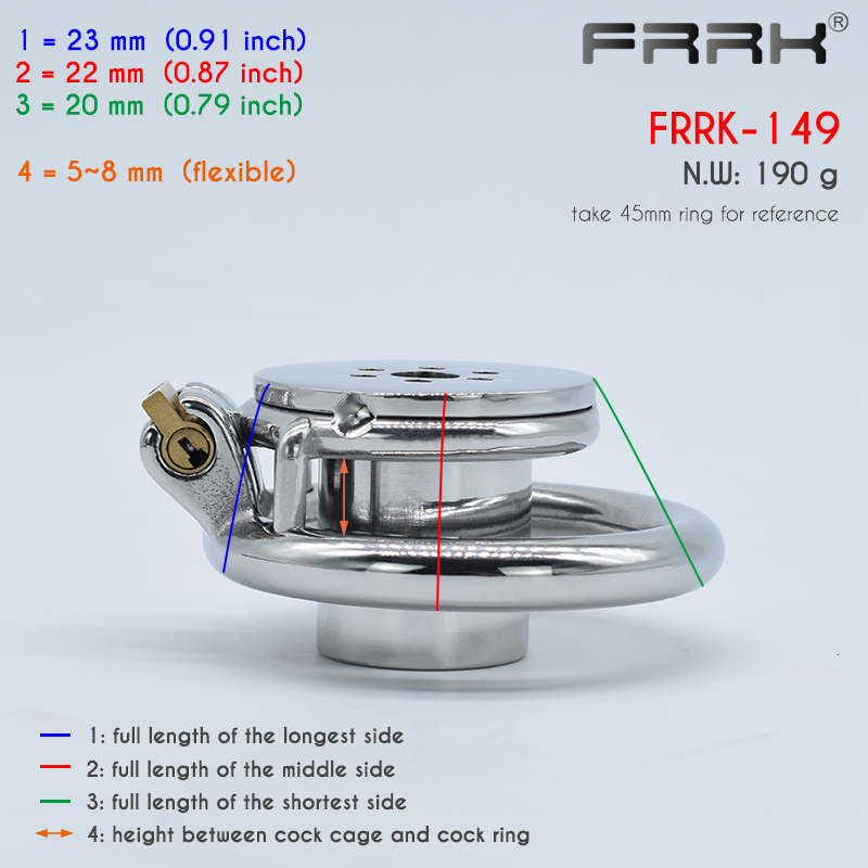 Cockrings FRRK Inverted Plugged Cylinder Chastity Cage with Bondage Belt for Couple Stainless Steel Cock Penis Rings Adults Sex Toys Shop 221130