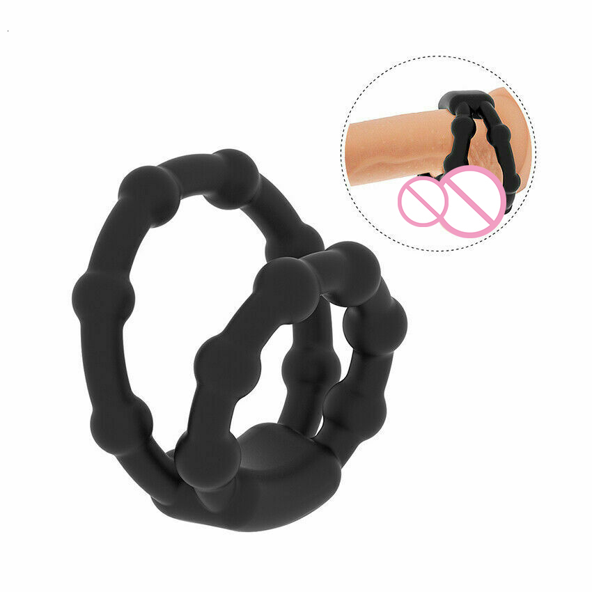 Other Health Beauty Items Semen Cock Penis Ring Flash In The Night Reusable Silicone Scrotum Enlargement Delay Ejaculation Men Masturbation Toy 221130