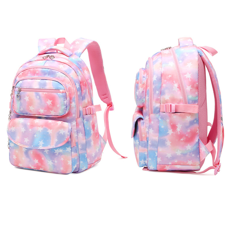 Backpacks 3 Pcs Set School Backpack for Girls Bags Children Waterproof Kids Bookbag Pencil Case Mochila Infantil Lunchbox 221129