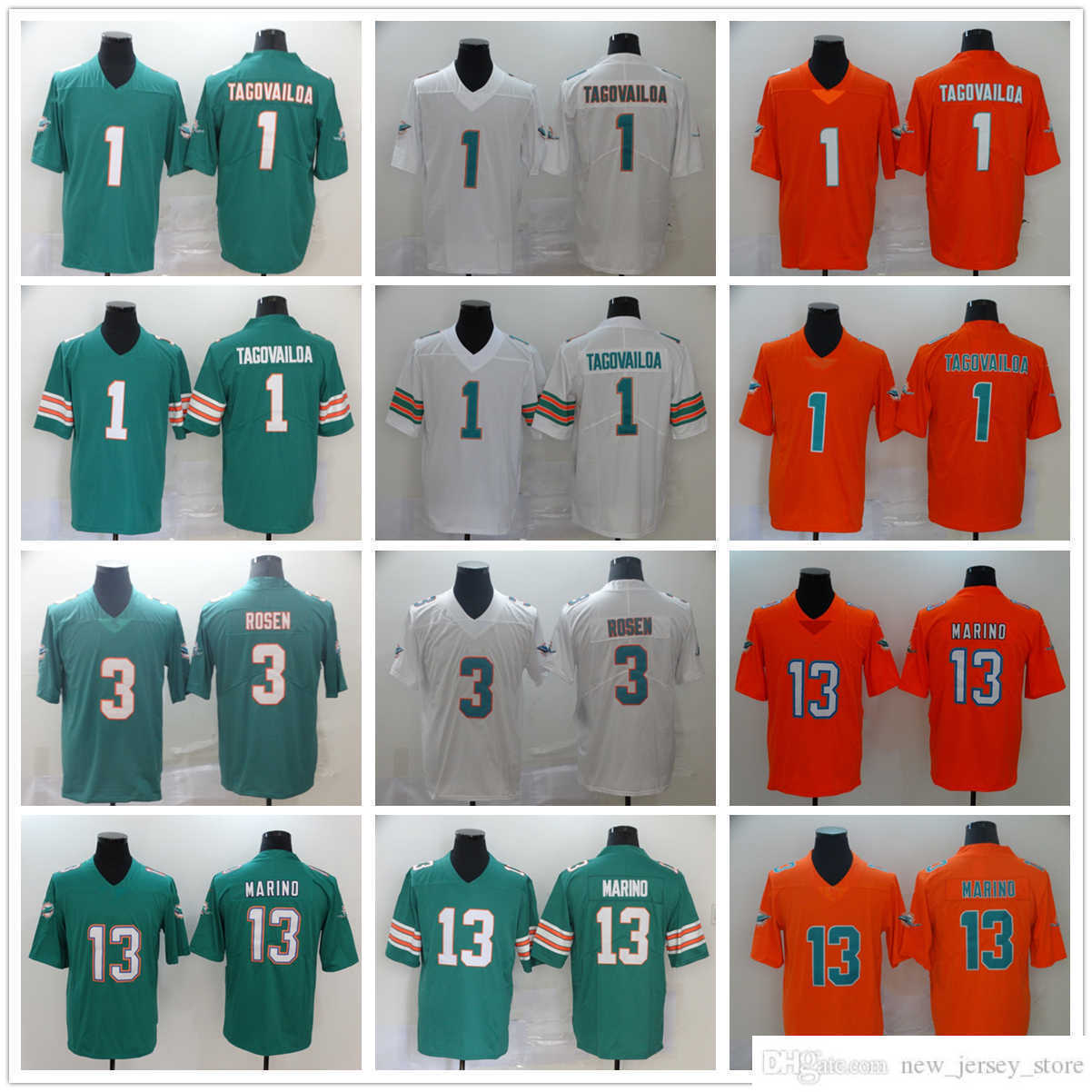 Football Miami''Dolphins''New Jerseys 1 Tua Tagovailoa 3 William Fuller 13 Dan Marino Stitched Jersey, Same as picture
Football Miami''Dolphins''New Jerseys 1 Tua Tagovailoa 3 William Fuller 13 Dan Marino Stitched Jersey, Same as picture
