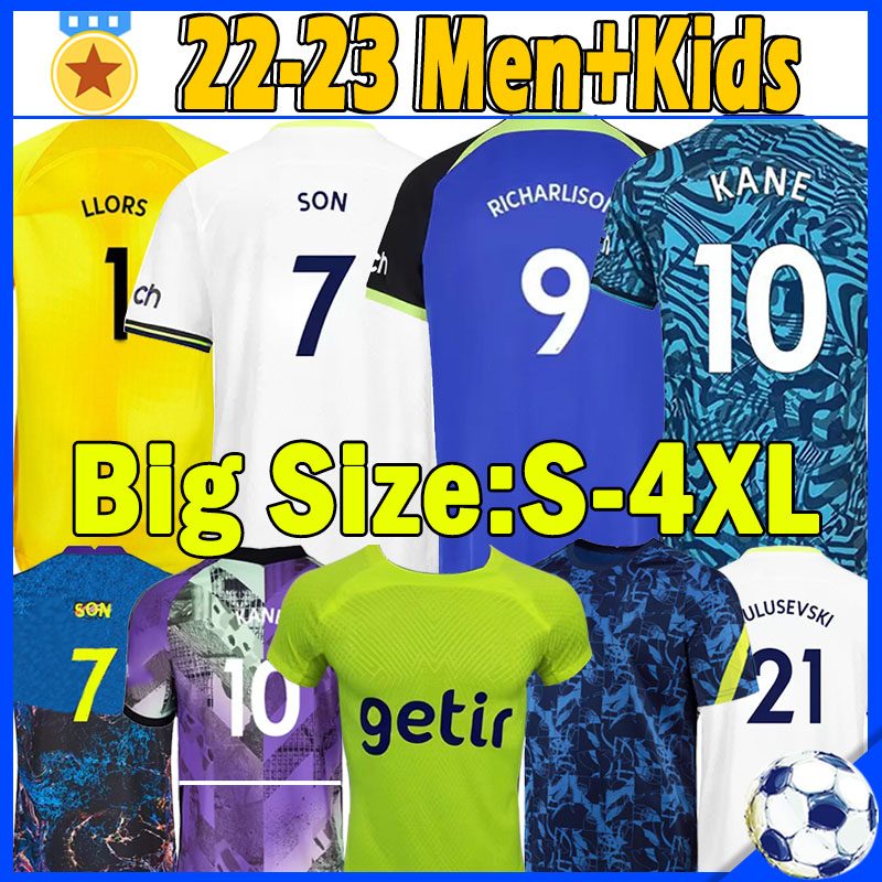XXXL 4XL RICHARLISON SON TOTTEN KANE Soccer Jerseys 22 23 LUCAS HAM KULUSEVSKI HOJBJERG PERISIC LLORS ROMERO LUCAS DIER 2021 2022 men kids kit football shirt training, 22-23 third
XXXL 4XL RICHARLISON SON TOTTEN KANE Soccer Jerseys 22 23 LUCAS HAM KULUSEVSKI HOJBJERG PERISIC LLORS ROMERO LUCAS DIER 2021 2022 men kids kit football shirt training, 22-23 third