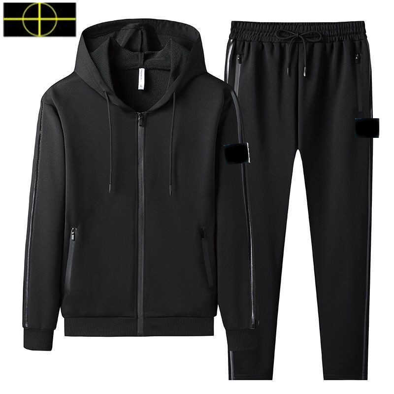 Plus size coat Men's Hoodies Fashion stone Sweatshirts island Men Tracksuits Spring and Autumn Sports Suit Hooded Zippered Sweater Suit Designer Jacket Trousers, Black
Plus size coat Men's Hoodies Fashion stone Sweatshirts island Men Tracksuits Spring and Autumn Sports Suit Hooded Zippered Sweater Suit Designer Jacket Trousers, Black