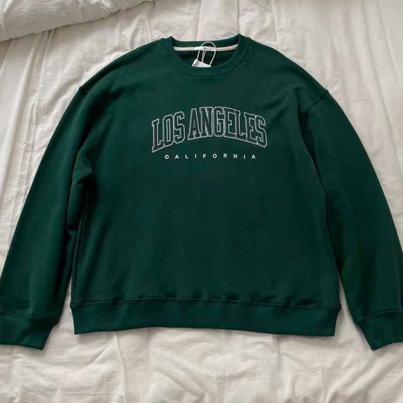 Women's Hoodies Sweatshirts American Retro Letters Printing Dark Green Crewneck Sweatshirt Women Oversized Pullovers Spring Sudaderas Para Mujer 221129, Black
Women's Hoodies Sweatshirts American Retro Letters Printing Dark Green Crewneck Sweatshirt Women Oversized Pullovers Spring Sudaderas Para Mujer 221129, Black
