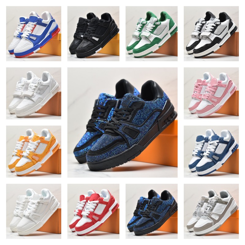 Trainer Sneaker Virgil Designer Monograms Embossed casual Shoe Trail Calfskin Rubber outsole Canvas Leather Mens women Trainers Low Sneakers Runner Lace-up Shoes, Fill postage
Trainer Sneaker Virgil Designer Monograms Embossed casual Shoe Trail Calfskin Rubber outsole Canvas Leather Mens women Trainers Low Sneakers Runner Lace-up Shoes, Fill postage