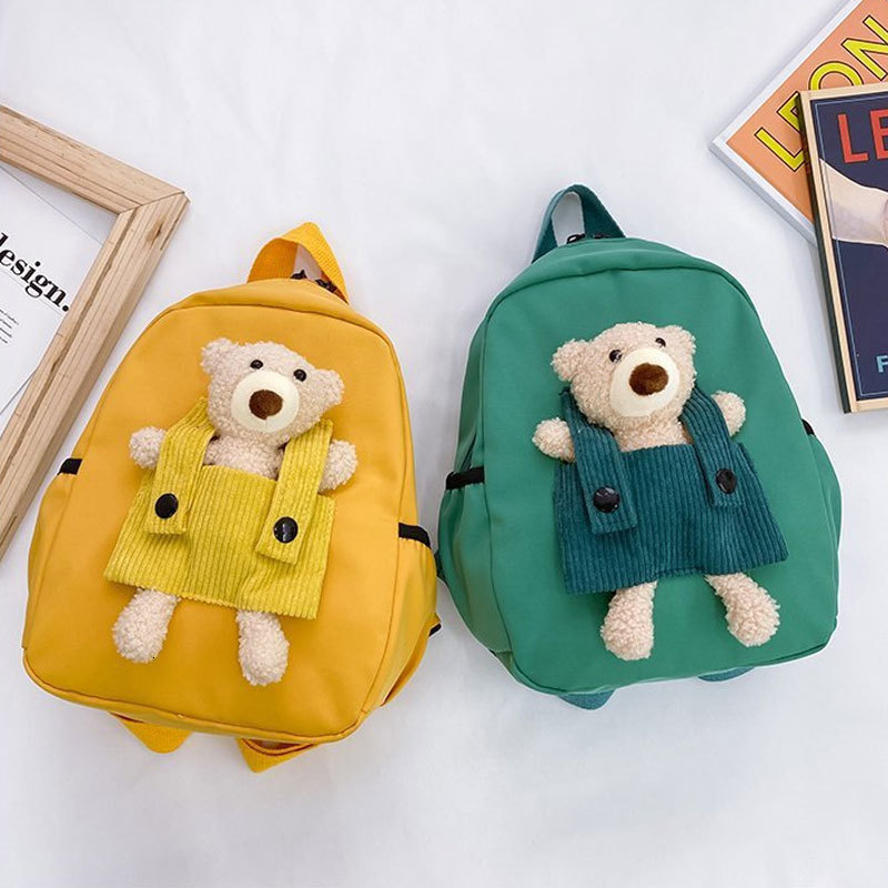 Backpacks Cartoon Plush Children Kindergarten Schoolbag Cute Animal Kids Gifts School Bags Baby Girls Boys 221129