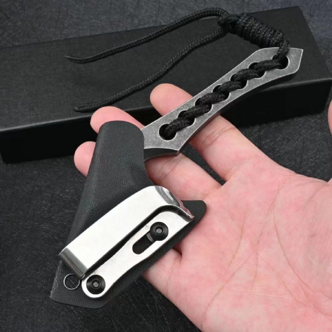 New H1129 6 knife 18 inch Mini Axes Knife and Hatchets Z wear Stone Wash Blade Full Tang Steel Handle Small Axe with Kydex Cutter Tools