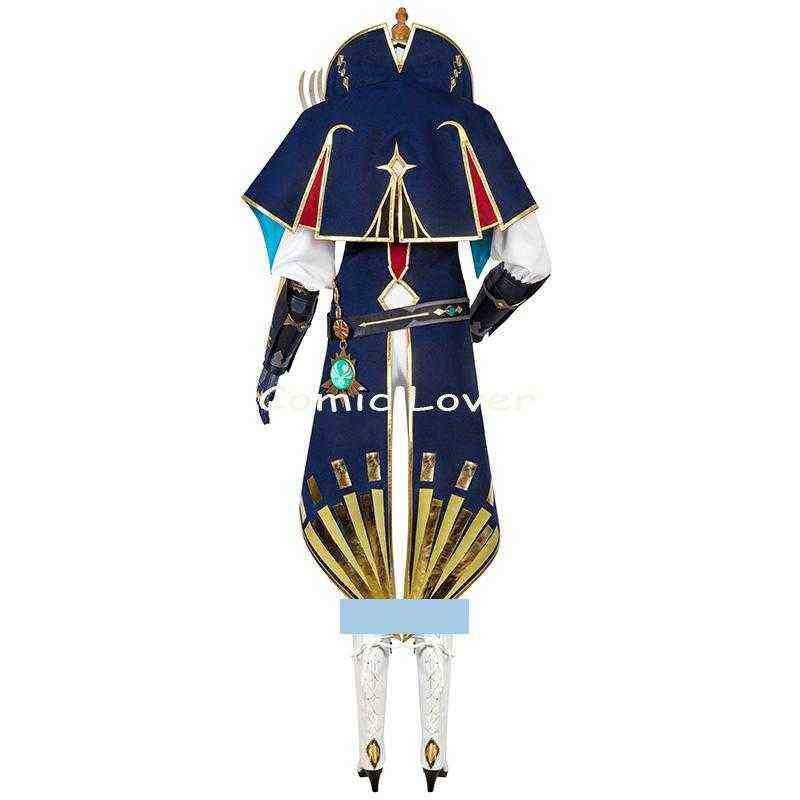 Genshin Impact Jean Cosplay Costume Game New Suit Uniform Halloween Party Outfit For Women Girls XS-XXL J220712 J220713