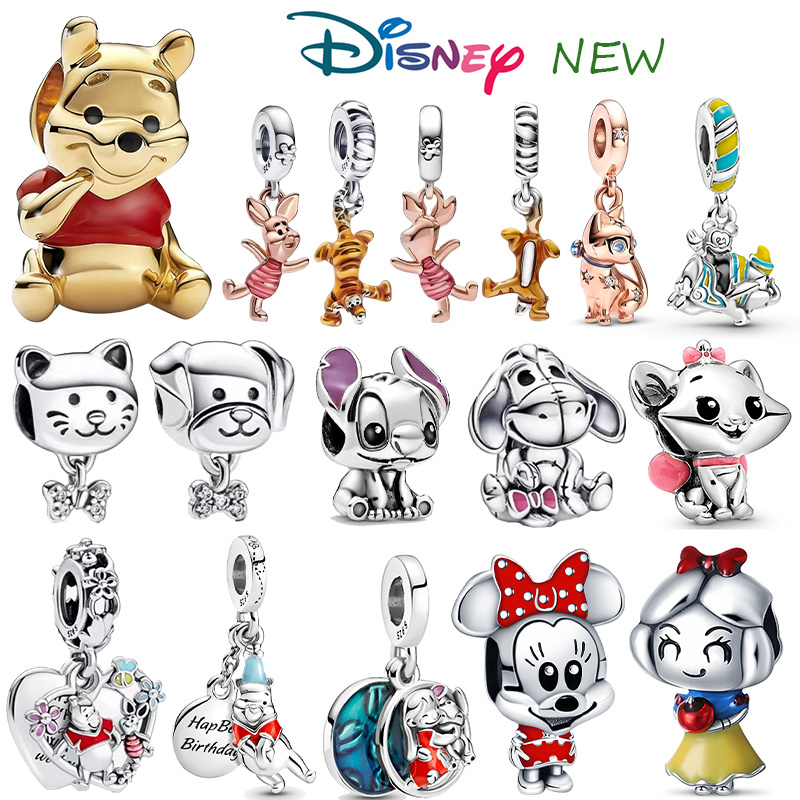 New Popular 925 Sterling Silver Christmas Gift Suspension Pearl Beads Suitable for Primitive Bracelet Necklace Jewelry