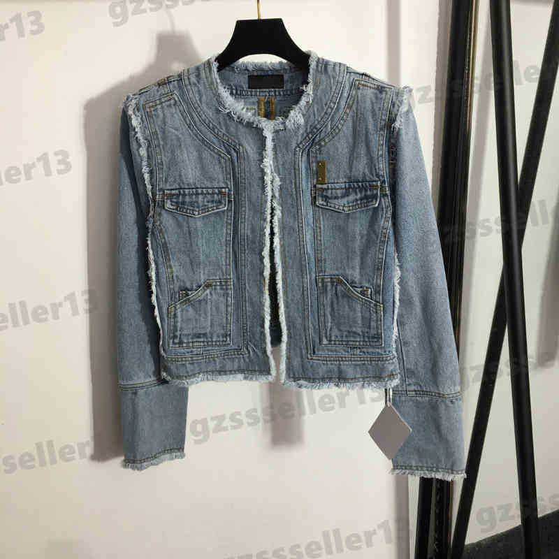 Womens Denim Jacket Blm Luxury Designer Light Blue Fashion Frayed Round Neck Jacket Fashion Brand Autumn Short Jackets Womens Clothing, 10
Womens Denim Jacket Blm Luxury Designer Light Blue Fashion Frayed Round Neck Jacket Fashion Brand Autumn Short Jackets Womens Clothing, 10