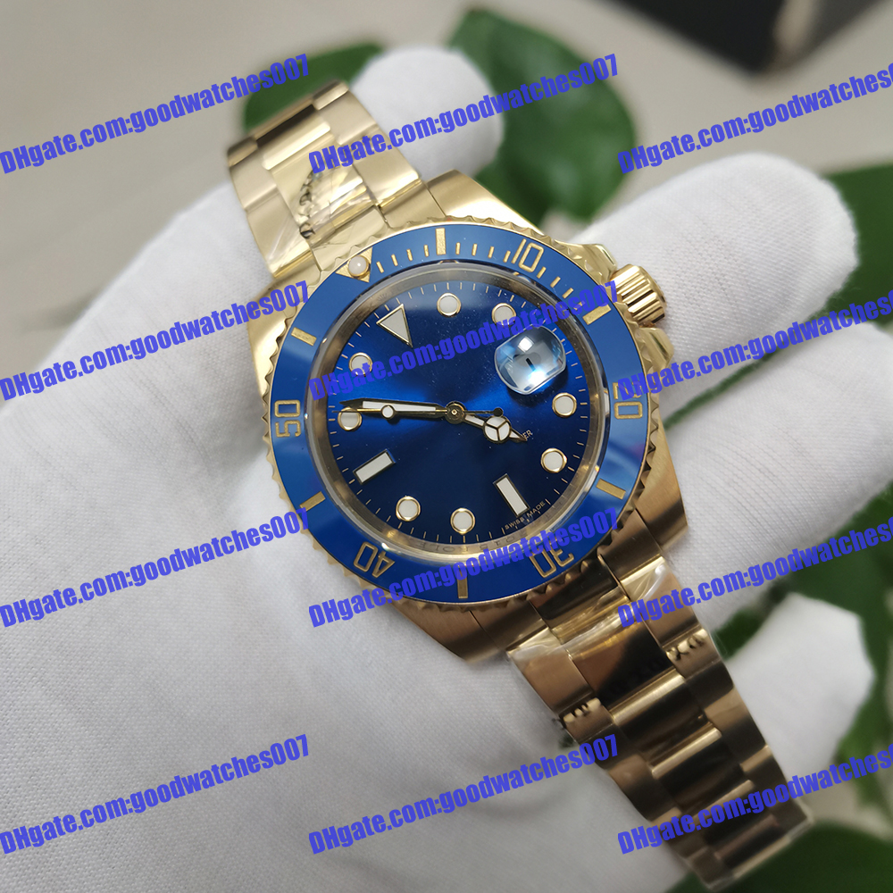 Highquality men's watch 2813 sports automatic mechanical watch m116618 40mm blue dial ceramic bezel gold stainless steel strap wristwatch 116610 126618 watches
Highquality men's watch 2813 sports automatic mechanical watch m116618 40mm blue dial ceramic bezel gold stainless steel strap wristwatch 116610 126618 watches