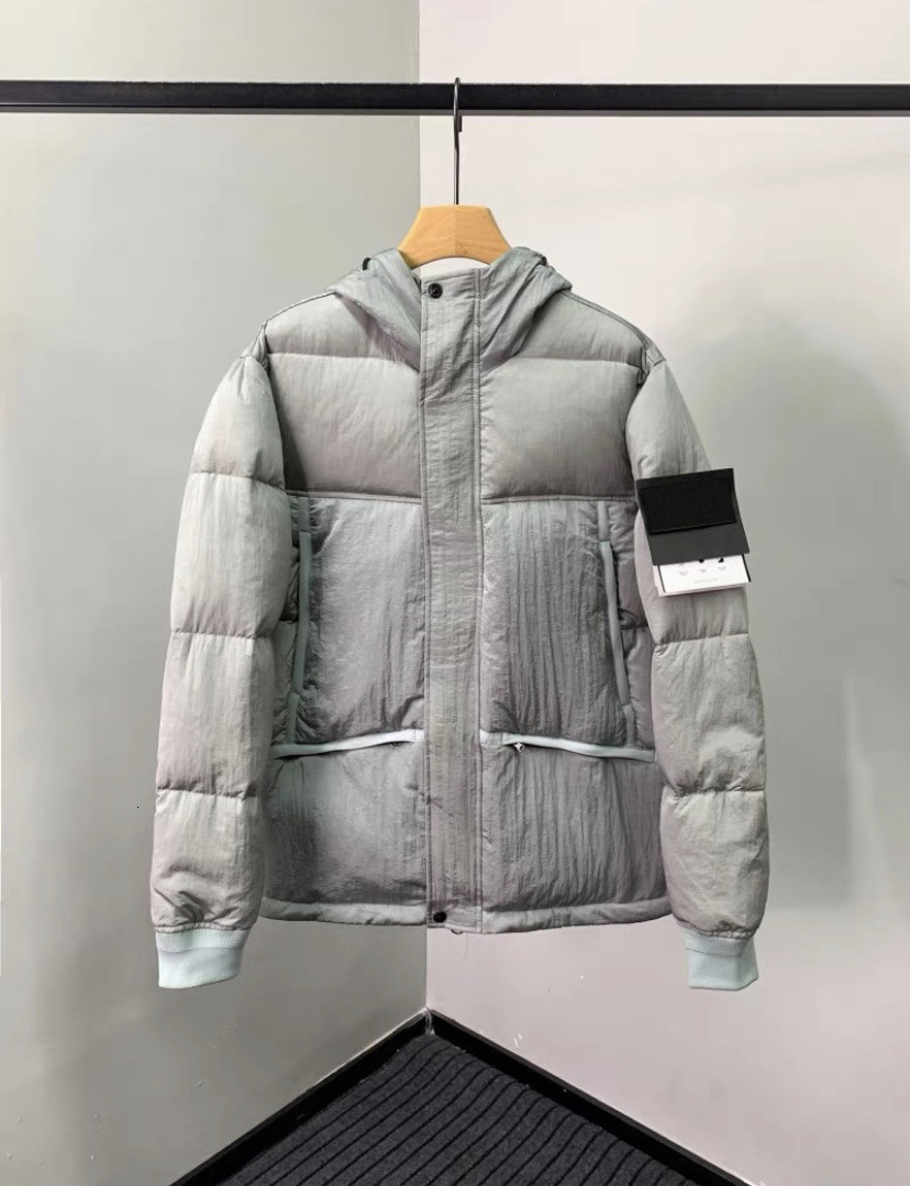 Mens Down Parkas Autumn and winter mens metal nylon cotton clothing high quality warm insulation function windproof hooded couple jacket 221129