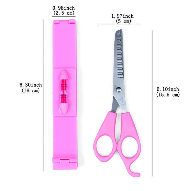 DIY Hair Cutting Tools Hair Clipper Trimmer Bangs Comb Bangs Cut Supporter Bangs Accessories Great For Business Travel Herramientas De Corte De Pelo