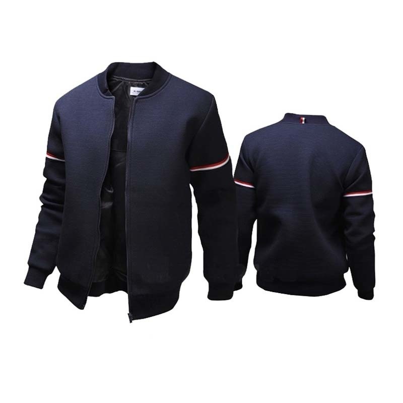 Mens Jackets Jacket Daily Fall Winter Windbreak Coat Webbing Stand Collar Regular Fit Active Long Sleeve Baseball Uniform 4XL 221129
