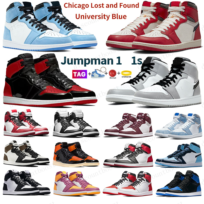 Jumpman High 1 1s Basketball Shoes Men Women Designer Sneakers Chicago Lost Found Bred Patent University Blue Mid Light Smoke Grey Black White Seafoam Sports Shoe, #48- shoe box
Jumpman High 1 1s Basketball Shoes Men Women Designer Sneakers Chicago Lost Found Bred Patent University Blue Mid Light Smoke Grey Black White Seafoam Sports Shoe, #48- shoe box