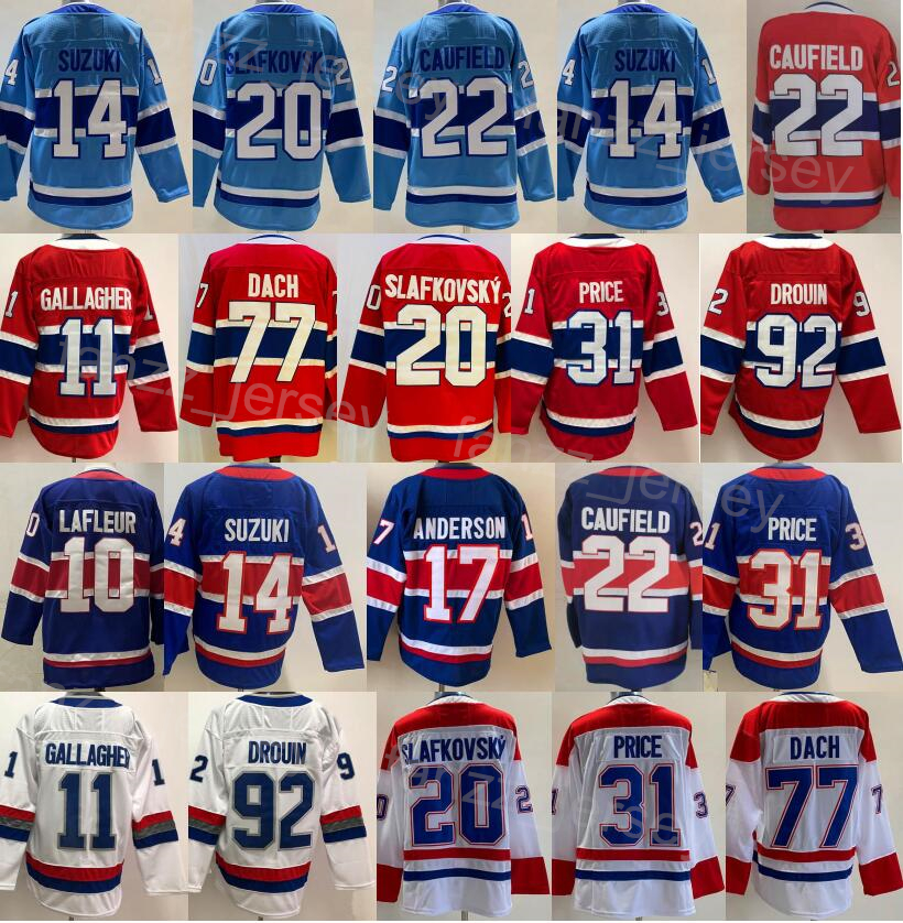 Men 2023 Reverse Retro Hockey 22 Cole Caufield Jersey 11 Brendan Gallagher 31 Carey Price 92 Jonathan Drouin 14 Nick Suzuki Josh Anderson Kirby Dach Juraj Slafkovsky, Purple
Men 2023 Reverse Retro Hockey 22 Cole Caufield Jersey 11 Brendan Gallagher 31 Carey Price 92 Jonathan Drouin 14 Nick Suzuki Josh Anderson Kirby Dach Juraj Slafkovsky, Purple