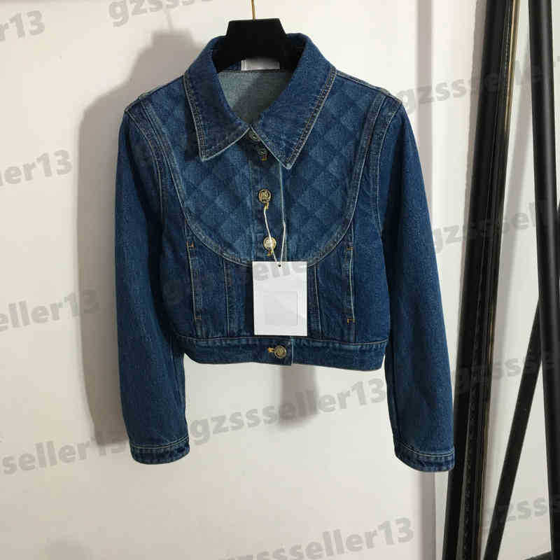 Womens Denim Jacket Luxury Designer CN..L Metal Button Jackets Fashion Brand Panelled Cropped Long Sleeves Jacket For Womens Clothing, 22
Womens Denim Jacket Luxury Designer CN..L Metal Button Jackets Fashion Brand Panelled Cropped Long Sleeves Jacket For Womens Clothing, 22