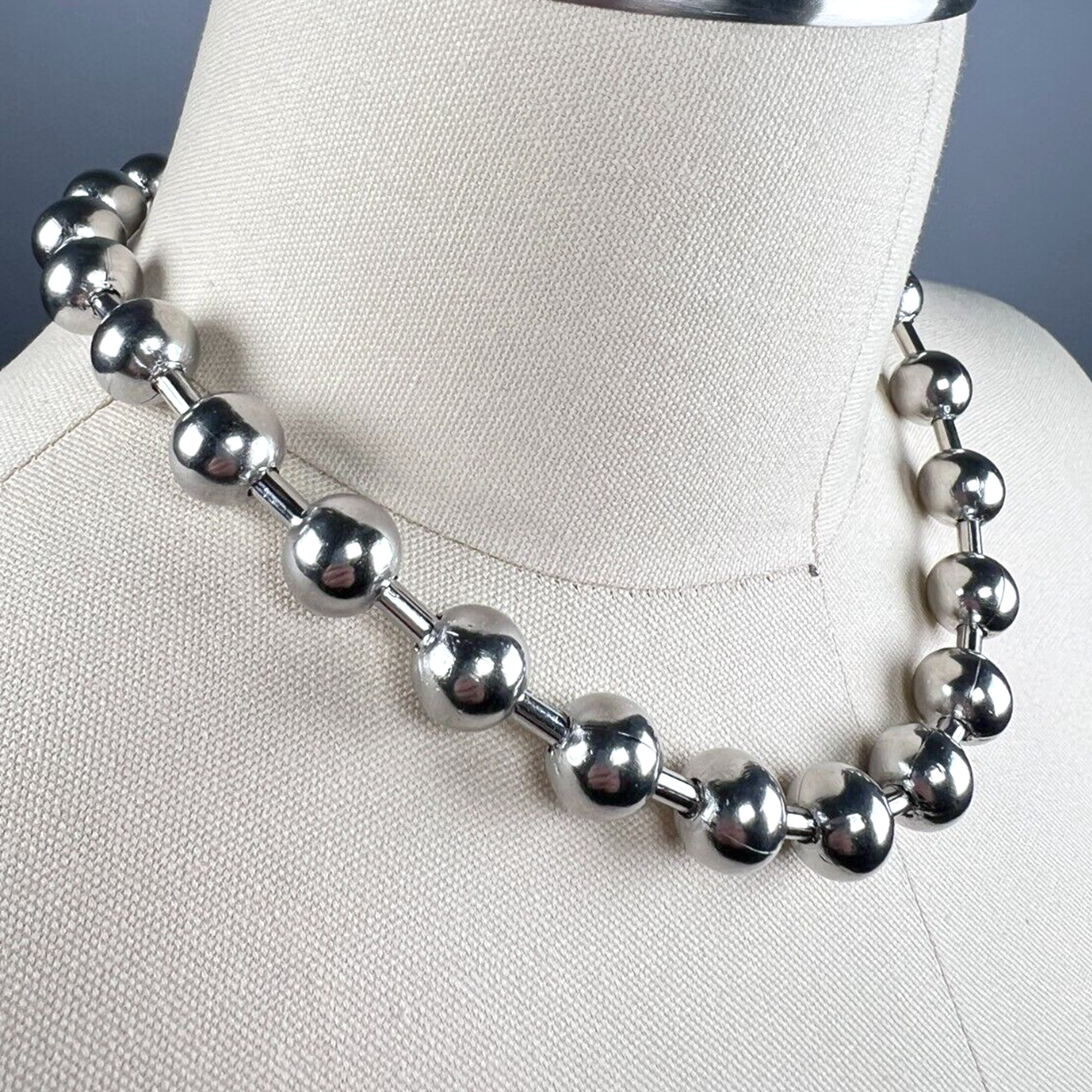 12mm Oversized Necklace Sturdy Ball Chain Necklace Choker 6--40inch NPS stainless steel Beads 1/2inch
12mm Oversized Necklace Sturdy Ball Chain Necklace Choker 6--40inch NPS stainless steel Beads 1/2inch