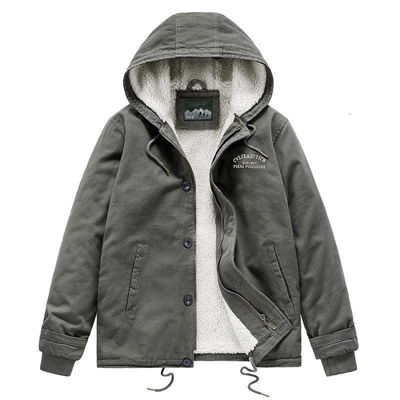 Mens Jackets Winter Fleece Jacket Men Military Thick Warm Hooded Bomber Parkas Male Quality Solid Color Thermal Windbreaker Army Coats 221129
