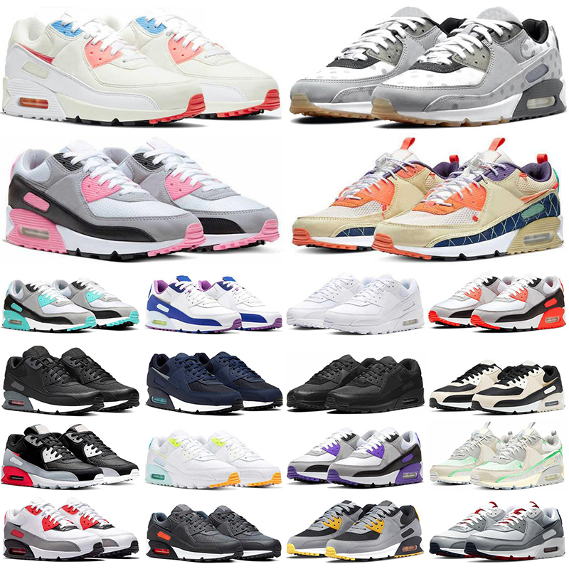 OG 90 Running shoes Cushion 90s sneakers Designer Triple White Black UNC Rose Pink Infrared Hyper Grape Flyleather Mens trainer Sport Sneakers, #18 be true
OG 90 Running shoes Cushion 90s sneakers Designer Triple White Black UNC Rose Pink Infrared Hyper Grape Flyleather Mens trainer Sport Sneakers, #18 be true