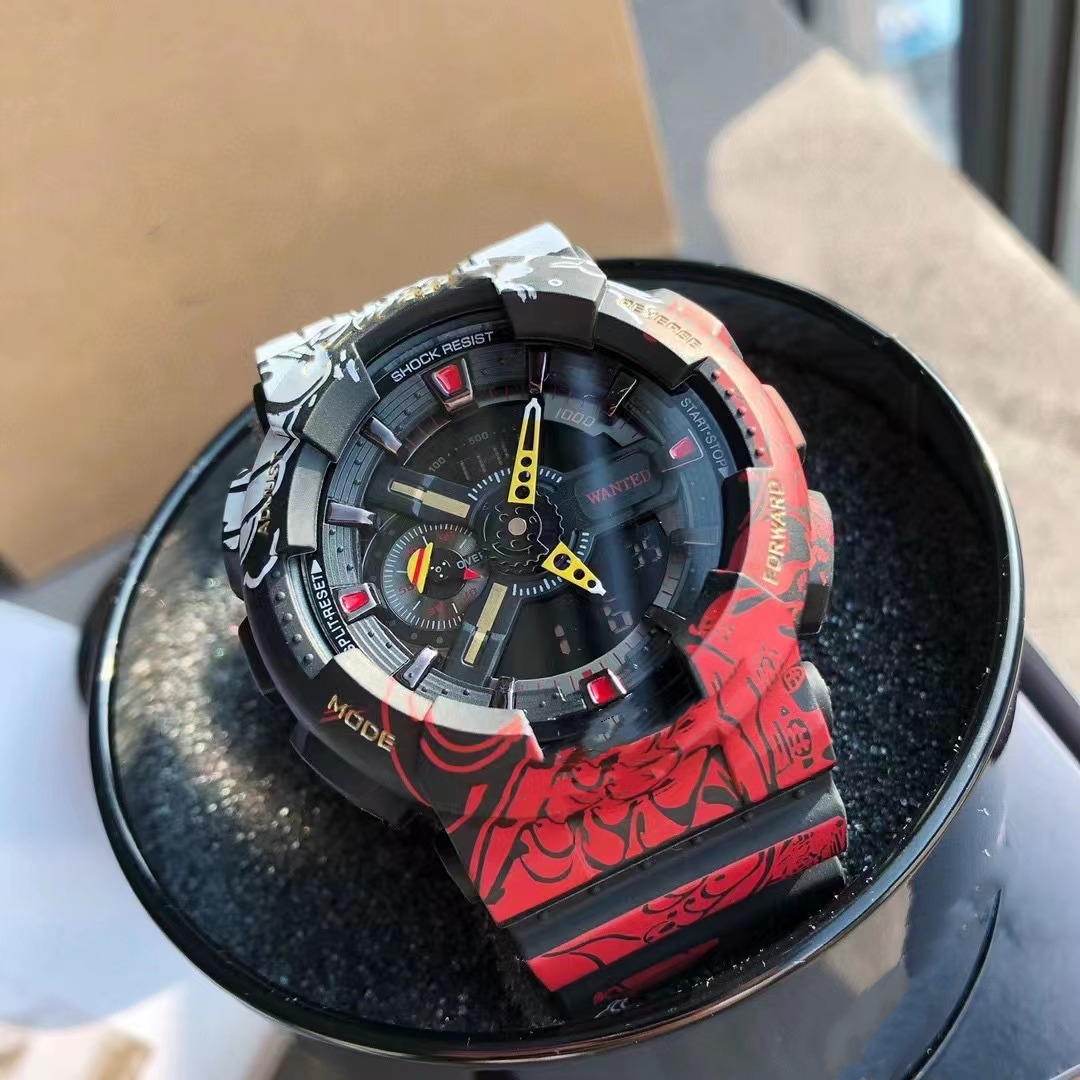 Sports quartz men's watch Iced Out Watch LED automatic hand lift light World time waterproof full-featured large dial limited oak series
Sports quartz men's watch Iced Out Watch LED automatic hand lift light World time waterproof full-featured large dial limited oak series