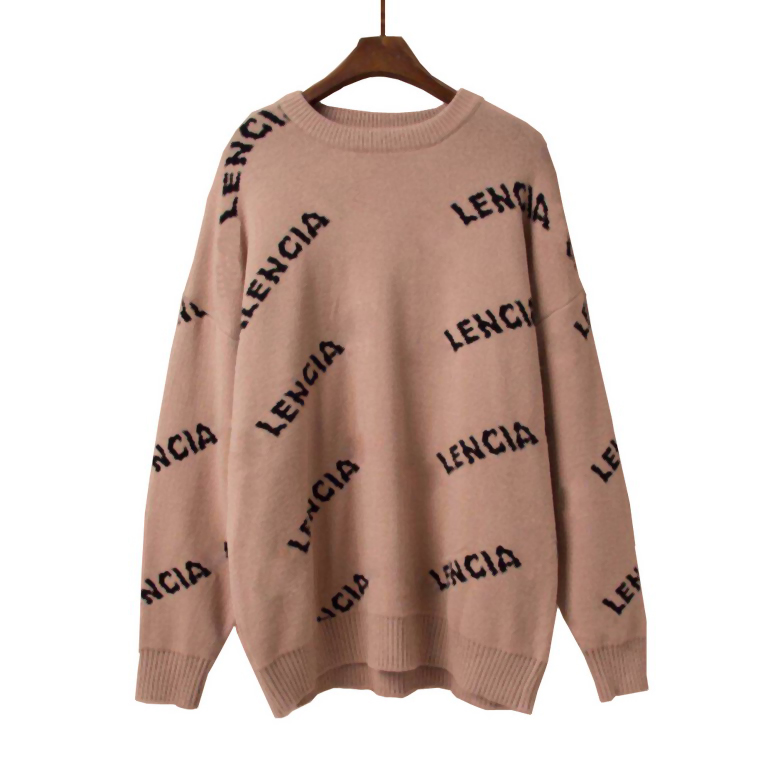 Women Sweaters Autumn Winter Hoodie Pullovers Fashion Designer Letter Pattern Print Jumper Casual Knitted Sweaters, Customize
Women Sweaters Autumn Winter Hoodie Pullovers Fashion Designer Letter Pattern Print Jumper Casual Knitted Sweaters, Customize