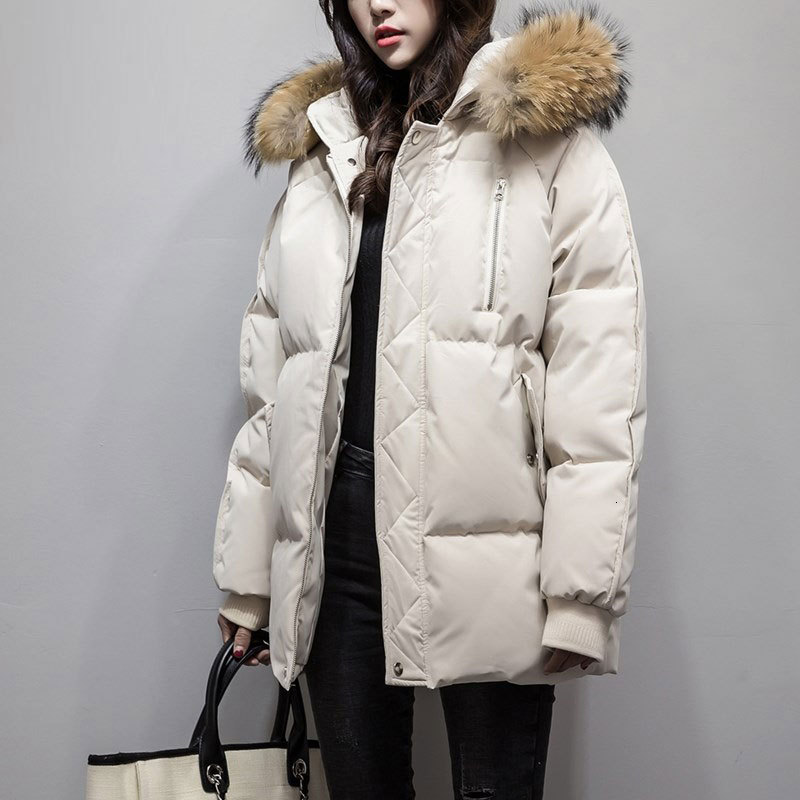 Women's Down Parkas Cotton Jacket Winter Warm Fashion Loose Korean Version Of The Women 221129