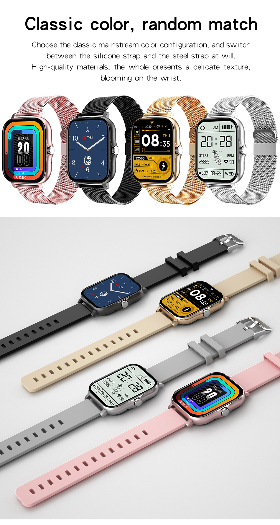 Y13 Smart Watches Men Full touch Sport Fitness Tracker Bluetooth Call SmartClock Ladies SmartWatch Women For Android IOS smart watch