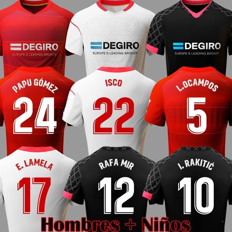 23 ISCO Sevilla FC soccer jersey LAMELA PAPU GOMEZ football shirts I.RAKITIC L.OCAMPOS J.NAVAS SUSO MUNIR Y.EN NESYRI 2022 2023 RAFA MIR Menkits Kids equip FIF, Kids third
23 ISCO Sevilla FC soccer jersey LAMELA PAPU GOMEZ football shirts I.RAKITIC L.OCAMPOS J.NAVAS SUSO MUNIR Y.EN NESYRI 2022 2023 RAFA MIR Menkits Kids equip FIF, Kids third