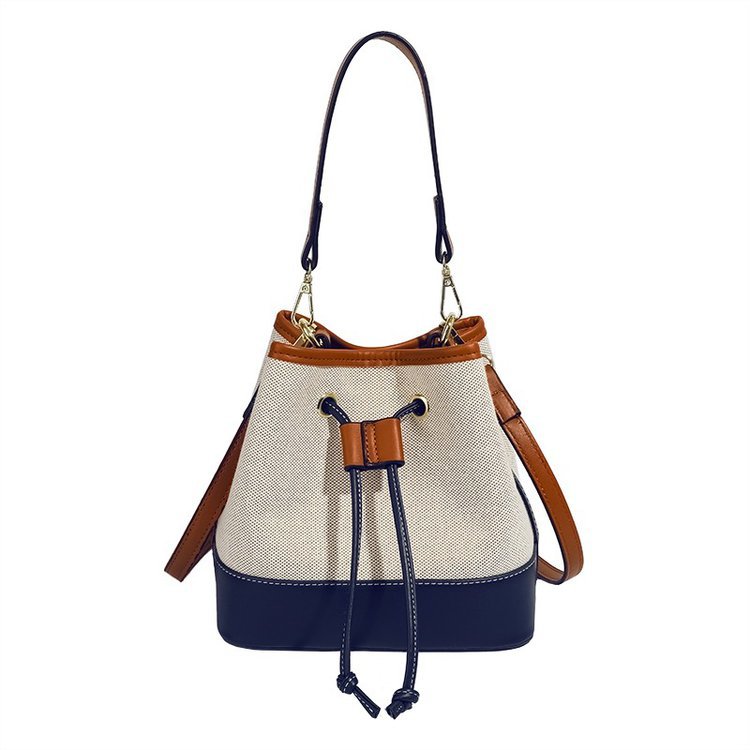 Handbag Woman 2023 new fashion designer brand Tote bucket bag trend canvas color texture crossbody bag, Blue
Handbag Woman 2023 new fashion designer brand Tote bucket bag trend canvas color texture crossbody bag, Blue