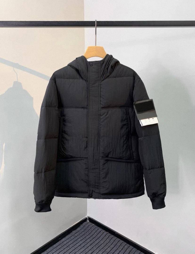 Mens Down Parkas Autumn and winter mens metal nylon cotton clothing high quality warm insulation function windproof hooded couple jacket 221129