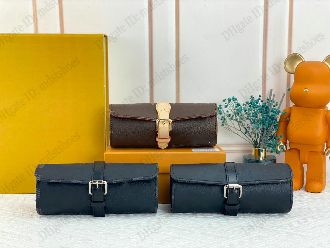 Luxury Designer 3 Watch Case Travel Bag Accessories Luxury Watch / Bracelet Storage Bags Monograms/Damier Canvas Designer Handbag M47530
Luxury Designer 3 Watch Case Travel Bag Accessories Luxury Watch / Bracelet Storage Bags Monograms/Damier Canvas Designer Handbag M47530