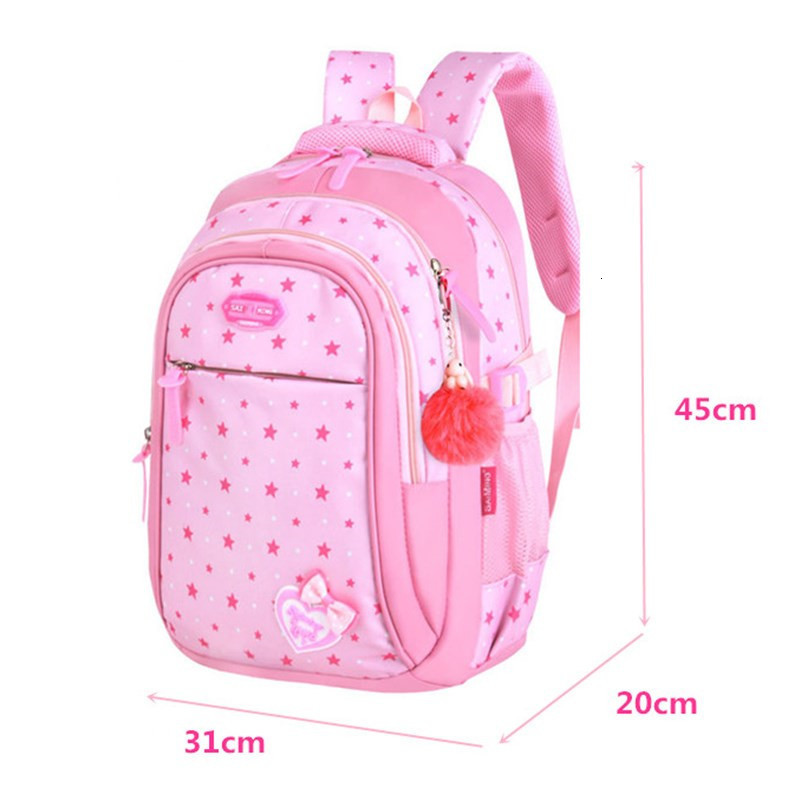 Backpacks School Bags for Girls Primary Cute Stars Print bag Lightweight Bookbags Kids Mochila Escolar 221129