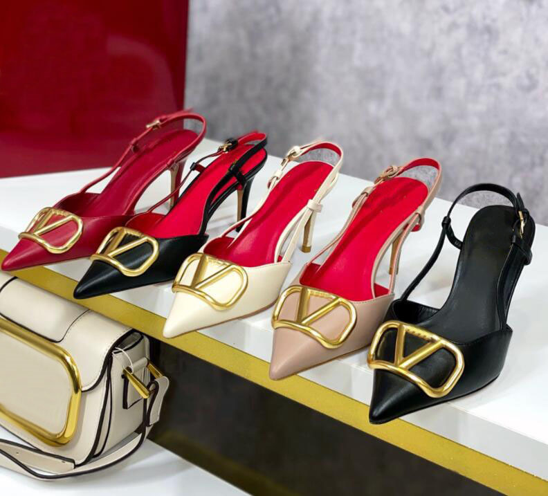 Brand High Heels Sandals Black Matte Pointed Shoes Rhinestone Metal Buckle 4cm 6cm 8cm 10cm Thin Heel Genuine Leather Women's Wedding Shoes with Dust Bag Size -44, All nude matte
Brand High Heels Sandals Black Matte Pointed Shoes Rhinestone Metal Buckle 4cm 6cm 8cm 10cm Thin Heel Genuine Leather Women's Wedding Shoes with Dust Bag Size -44, All nude matte