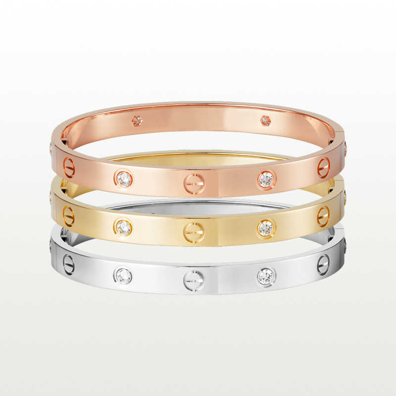 Love Screw Bracelet Designer Bracelets 4 Diamonds Bangle Luxury Jewelry Accessories Titanium Steel Alloy Gold-Plated Never Fade Not AllergicY6YO
Love Screw Bracelet Designer Bracelets 4 Diamonds Bangle Luxury Jewelry Accessories Titanium Steel Alloy Gold-Plated Never Fade Not AllergicY6YO