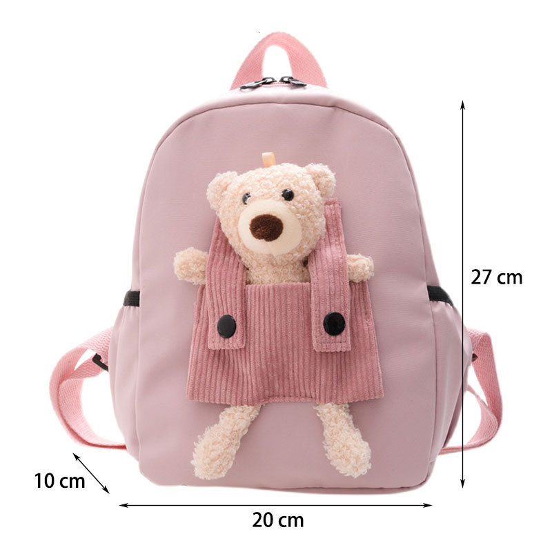 Backpacks Cartoon Plush Children Kindergarten Schoolbag Cute Animal Kids Gifts School Bags Baby Girls Boys 221129