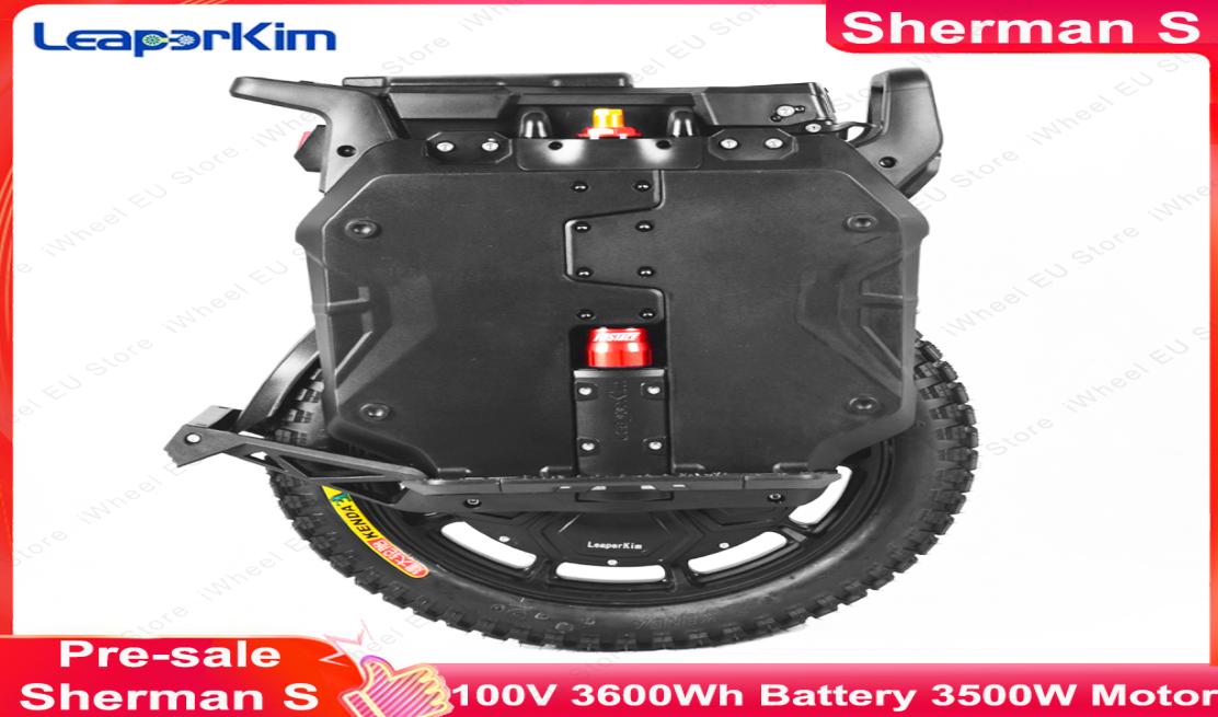 Pre LeaperKim Sherman S Battery 1008V 3600Wh Motor 3500W Peak 7000W 20inch Adjustable Suspension Unicycle7759820
Pre LeaperKim Sherman S Battery 1008V 3600Wh Motor 3500W Peak 7000W 20inch Adjustable Suspension Unicycle7759820