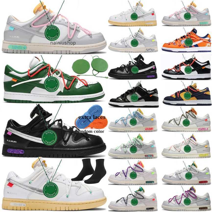 2025 Shoes Running Shoe Sports Sneakers Triple Black University Red Gold Pine Green Off Authentic Sb For Mens Womens Lows White X Dunkssb Lot 01 49