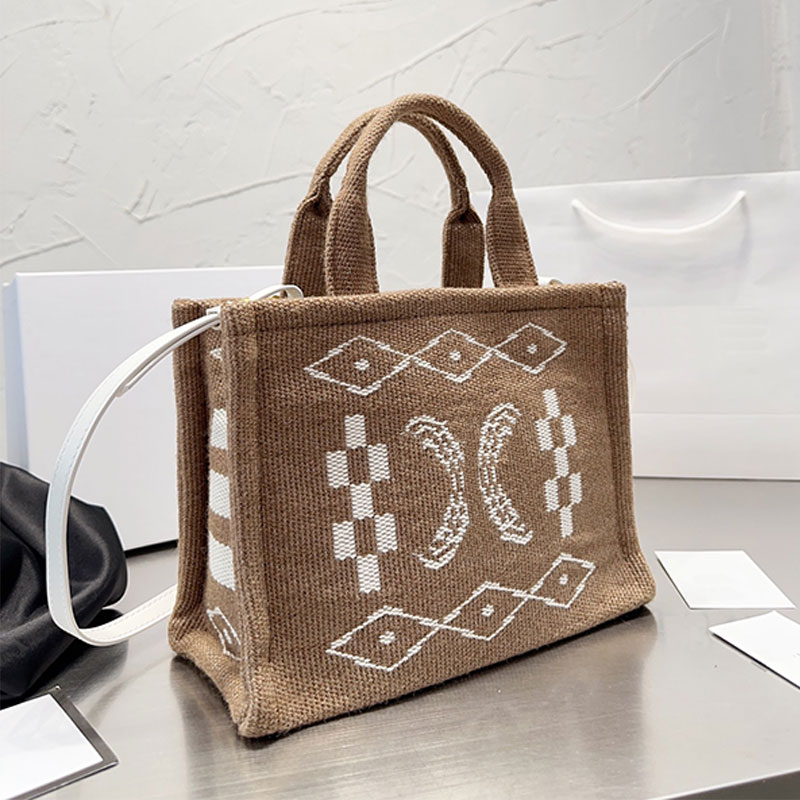 Crochet Tote Bag Beach Crossbody Bags Shoulder Women Handbag Purse All Over Printed Fabric Shopping Bag Fashion Letter Large Capacity Pocket Detachable Belt Strap, Brown
Crochet Tote Bag Beach Crossbody Bags Shoulder Women Handbag Purse All Over Printed Fabric Shopping Bag Fashion Letter Large Capacity Pocket Detachable Belt Strap, Brown