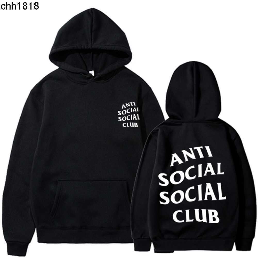 

2023 New model Chao brand anti social club sweater men's ASSC Hoodie, Yellow 345
