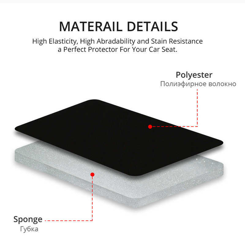 2025 new New Car Seat Cover T-Shirt Black Universal Interior Accessories 1/2/5/7 seats VAUXHALL ZAFIRA III For UZ-Daewoo MATIZ