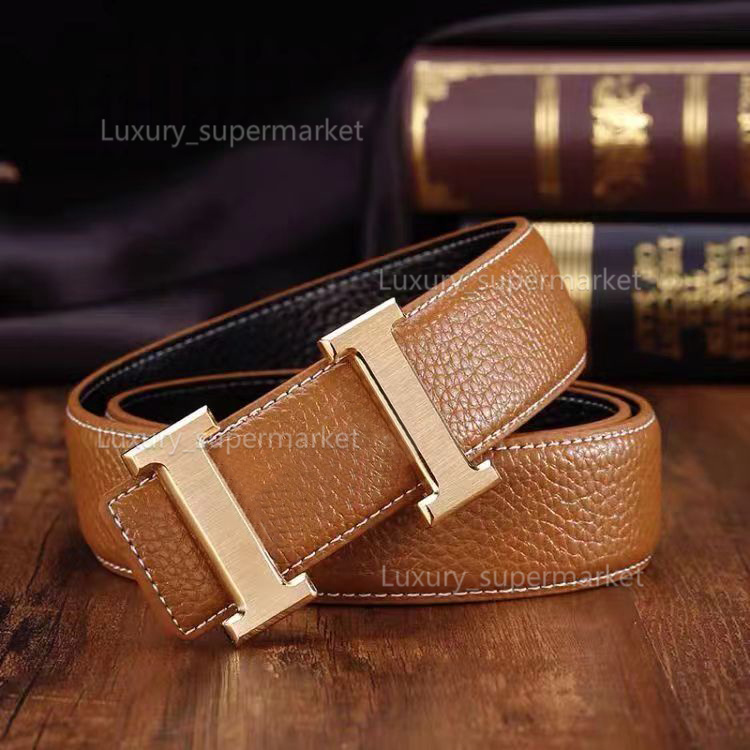 men designers belts classic fashion business casual belt wholesale mens waistband womens metal buckle leather width 40mm with box AAA70