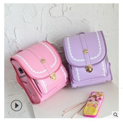 Backpacks kid Orthopedic School Bag Children Japan Backpack For girls PU Hasp Randoseru Japanese Style Kids school backpack Bags 221129