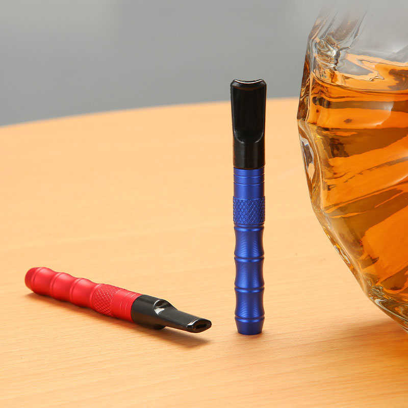 Mini Hand Metal Pipe aluminum alloy Disposable smoking pipe for Tobacco Bamboo shape smoke accessories wholesale China
Mini Hand Metal Pipe aluminum alloy Disposable smoking pipe for Tobacco Bamboo shape smoke accessories wholesale China