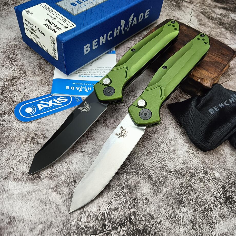 Benchmade 9400/9400BK Osborne Folding Knife 3.4" D2 Satin Plain Blade Purple Anodized T6 Aluminum Handles Single Action pOCKET Knives 9400-1 Auto tools
Benchmade 9400/9400BK Osborne Folding Knife 3.4" D2 Satin Plain Blade Purple Anodized T6 Aluminum Handles Single Action pOCKET Knives 9400-1 Auto tools