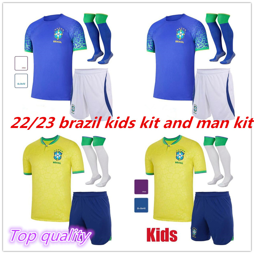 2022 Brazil men adult kids kit VINI JR. Soccer Jersey brasil CASEMIRO 22 23 National Team G.JESUS P.COUTINHO Home Away T.SILVA PELE MARCELO Football Shirt uniform
2022 Brazil men adult kids kit VINI JR. Soccer Jersey brasil CASEMIRO 22 23 National Team G.JESUS P.COUTINHO Home Away T.SILVA PELE MARCELO Football Shirt uniform