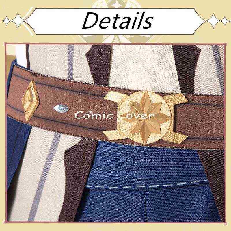 Game Genshin Impact Bennett Cosplay Costume Halloween Party Uniform Wig Carnival Accessories J220712 J220713