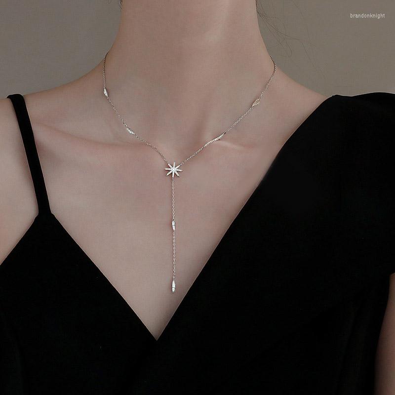 Chains Trendy Pendant 925 Sterling Silver Chain Necklace Shape Zircon Shiny Jewelry For Women Holiday Gift Mother
Chains Trendy Pendant 925 Sterling Silver Chain Necklace Shape Zircon Shiny Jewelry For Women Holiday Gift Mother